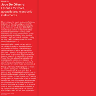 jocy de oliveira ‎– estórias para voz, instrumentos acústicos e eletrônicos